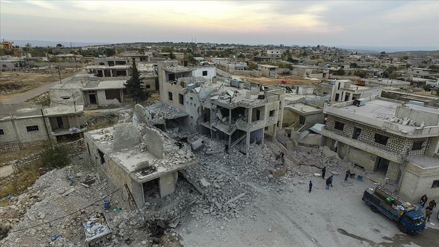 İdlib e hava saldırısı: 20 ölü, 50 yaralı