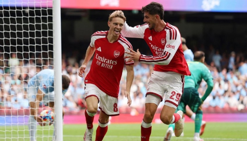 Arsenal Guardiola's�z City'yi da��tt�