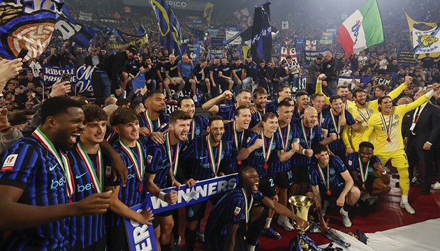 Inter, �talya Kupas�'n� kazand�