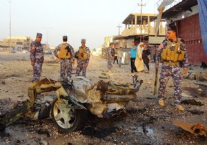 Bağdat ta bomba yüklü araçla saldırı düzenlendi!