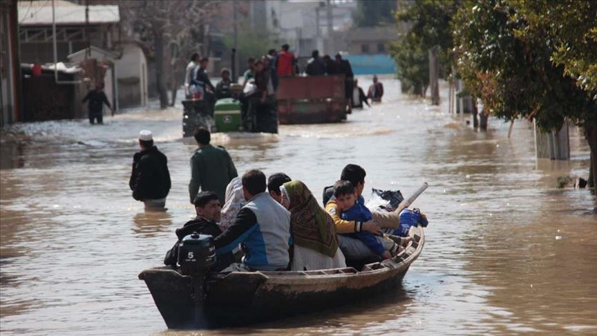 İran da  şiddetli yağışlar devam ediyor