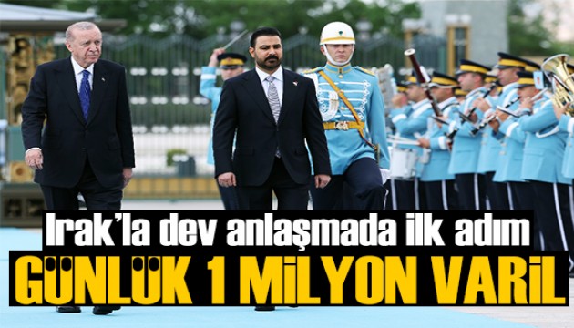 Cumhurba�kan� Erdo�an duyurdu: T�rkiye-Irak hatt�nda dev enerji anla�mas�nda ilk ad�m