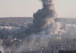 Suriye-Halep teki IŞİD e ait hedefler bombalandı!
