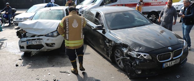İstanbul da kaza: 5 yaralı
