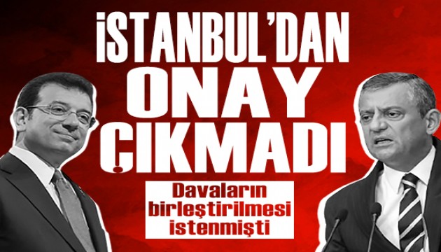 Davalar�n birle�tirilmesi talebine ret