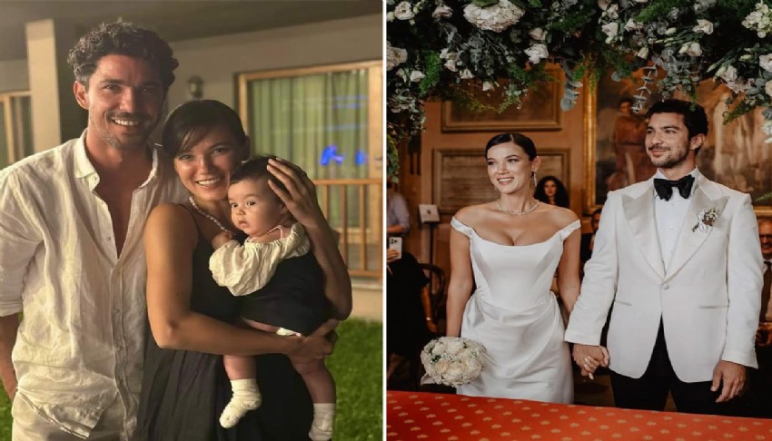 Kaan Y�ld�r�m�dan o�luyla mutluluk pozu!