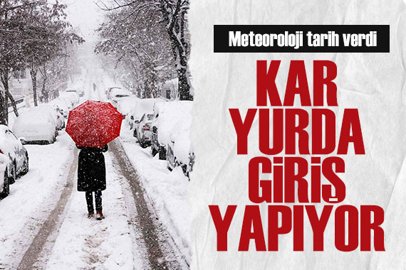 Meteoroloji tarih verdi: İstanbul a yağmur, Anadolu ya kar geliyor!