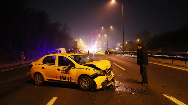 Beykoz’da zincirleme trafik kazası!