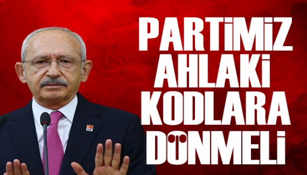 K�l��daro�lu: Partimiz ahlaki kodlar�na d�nmek zorunda