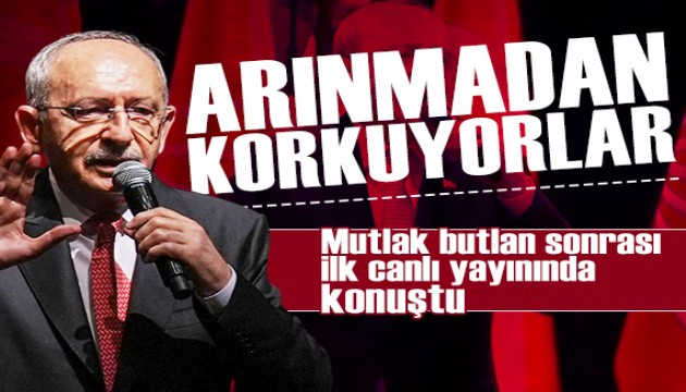 K�l��daro�lu'ndan canl� yay�nda a��klamalar
