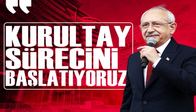 K�l��daro�lu: Kurultay s�recini ba�lat�yoruz