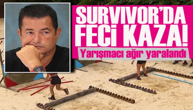 Survivor yar��mac�s� a��r yaraland�: Program ertelendi