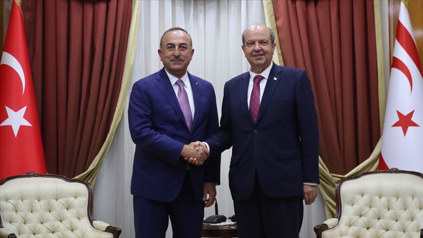 Çavuşoğlu, KKTC Başbakanı Tatar ile görüştü
