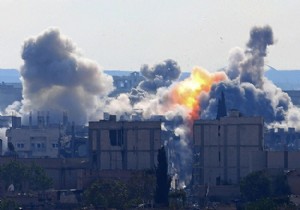 Kobani de son durum! IŞİD hedefleri bombalandı!