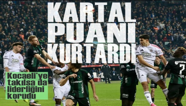 Kartal beraberli�i 88'de kurtard�