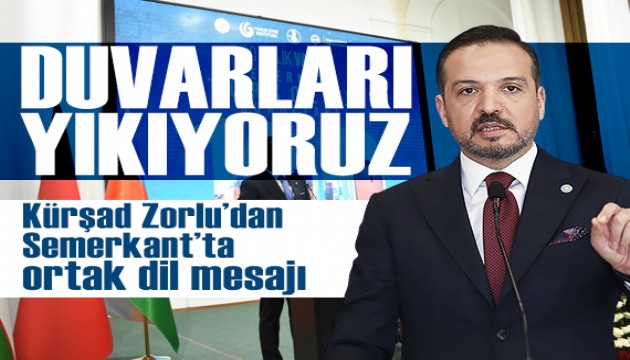 Semerkant'ta tarihi kurultay: K�r�ad Zorlu'dan ortak dil ve alfabe mesajlar�