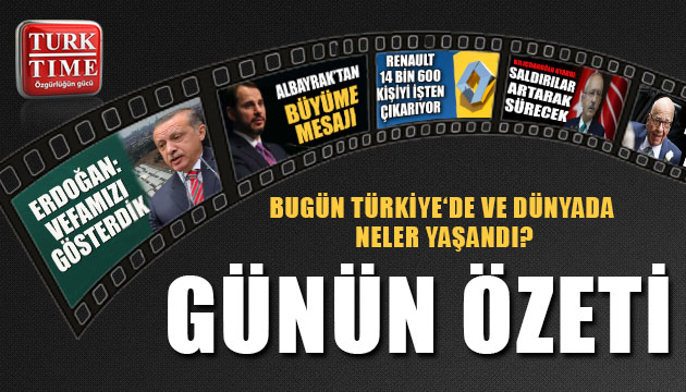 29 Mayıs 2020 Cuma / Turktime Günün Özeti