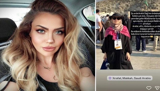 Sa�l�k sorunlar�yla g�ndeme gelmi�ti: �nl� �ark�c�dan Umre payla��m�