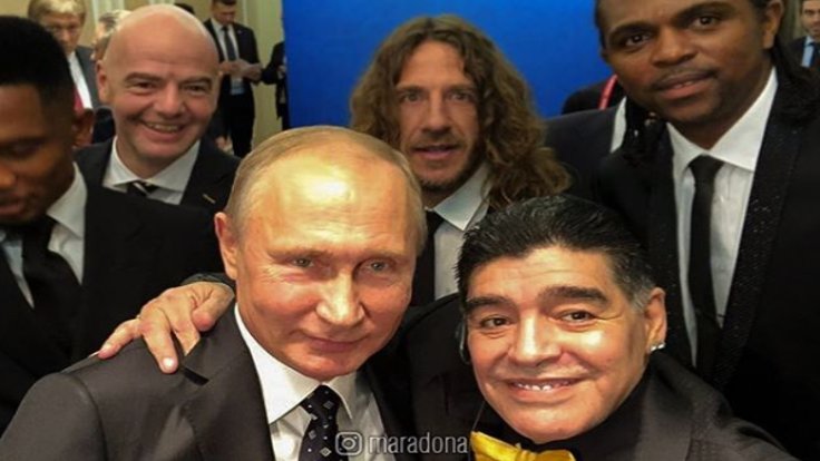 Maradona dan Putin selfiesi!