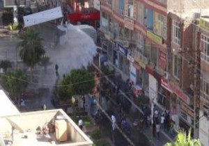 Kızıltepe de Kobani protestosunda olaylar çıktı!