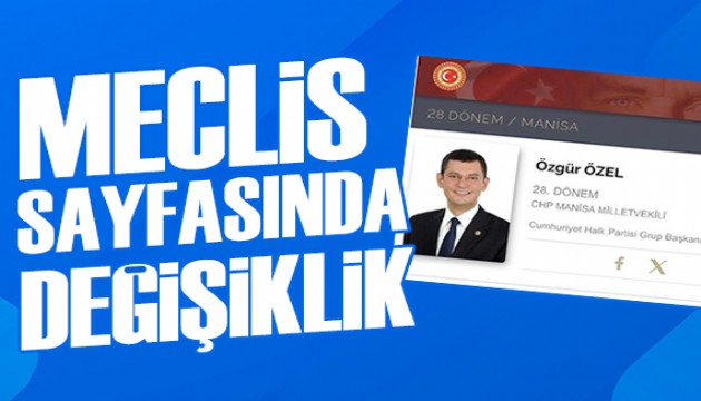 �zg�r �zel'in Meclis sayfas� de�i�ti