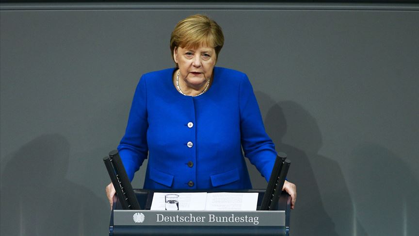 Merkel den  Türkiye açıklaması