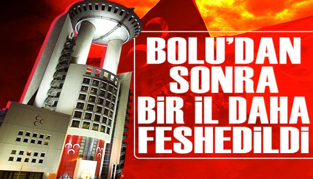 Bir il te�kilat� daha feshedildi