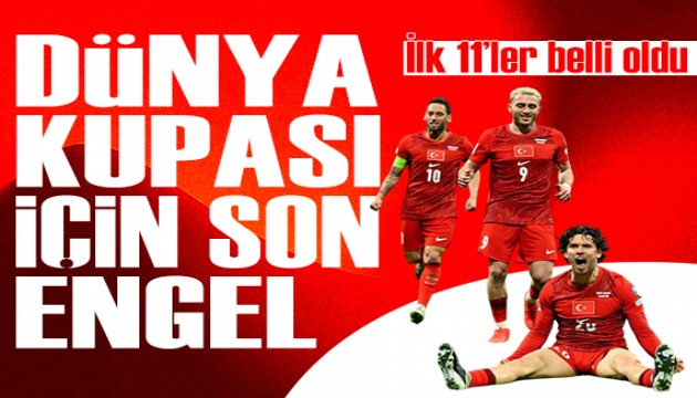 D�nya Kupas� yolunda son engel: Kosova ma�� ilk 11'imiz belli oldu