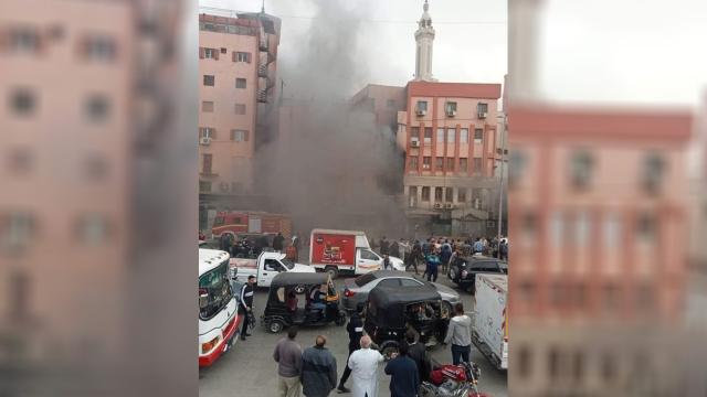 Mısır da tüp patlaması sonucu çöken binada 6 kişi öldü