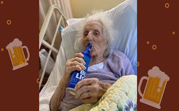 103 yaşında koronavirüsü yendi, ilk isteği şaşırttı: Bira