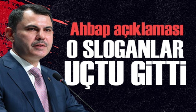 Murat Kurum'dan Ahbap a��klamas�: Devlet nedir, ne de�ildir herkese g�sterdik!