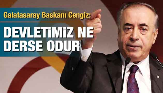 Mustafa Cengiz: Devletimiz ne derse odur