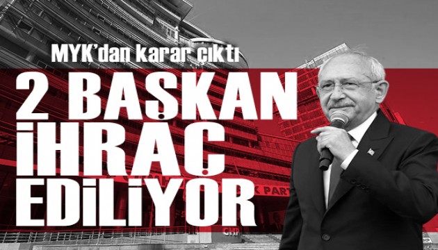 CHP'de 2 isme ihra� talebi