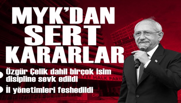 K�l��daro�lu MYK's�ndan sert kararlar