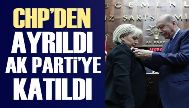 CHP'den istifa eden Nimet �zdemir AK Parti'ye kat�ld�!