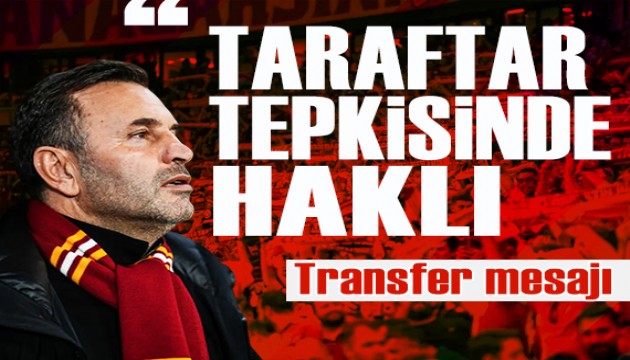Okan Buruk'tan transfer a��klamas�
