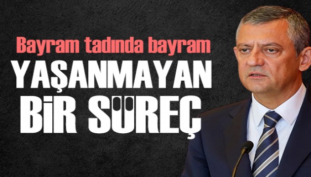 �zg�r �zel: Bayramlar�n bayram tad�nda ya�anamad��� bir s�re�teyiz