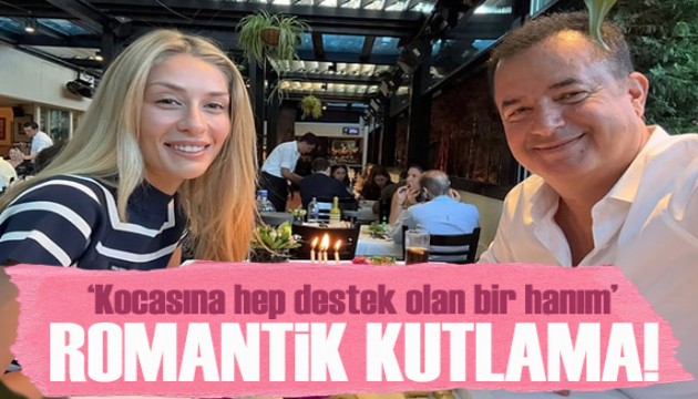 Acun Il�cal�'dan e�ine romantik do�um g�n� kutlamas�