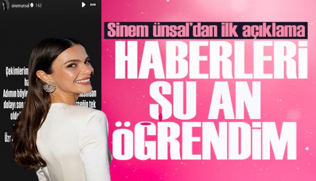 Sinem �nsal'dan ilk a��klama: Haberleri �u an ��rendim