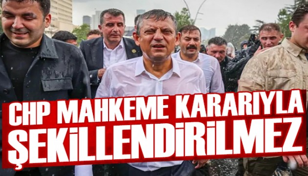 �zel'den K�l��daro�lu'na yan�t: CHP'yi mahkeme kararlar� �ekillendirmez