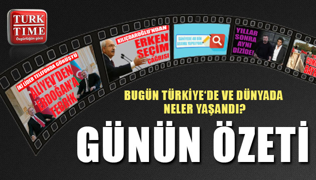 29 Ekim 2020 / Turktime Günün Özeti