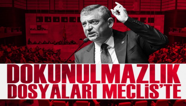 �zg�r �zel ile birlikte 7 vekilin dokunulmazl�k dosyalar� Meclis'te