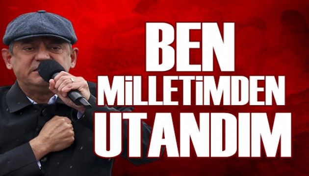 �zg�r �zel'den o g�r�nt�lere tepki: Ben milletimden utand�m
