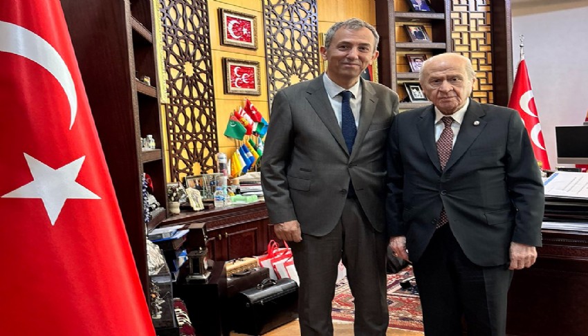 Dr. Ali Arif �zzeybek'ten Devlet Bah�eli'ye ziyaret