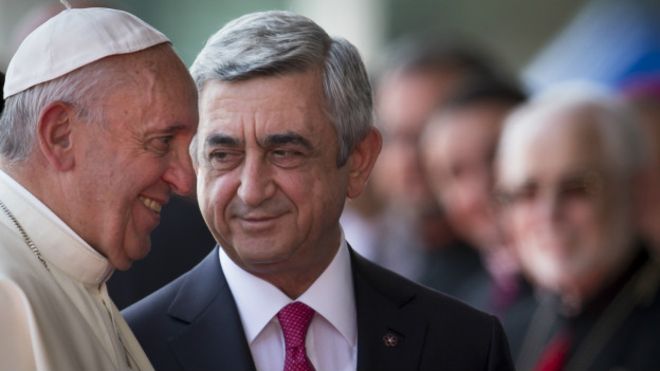 Papa, Ermenistan da soykırım dedi