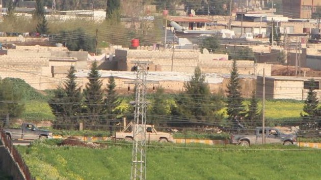 PKK nın zırhlı konvoyu görüntülendi