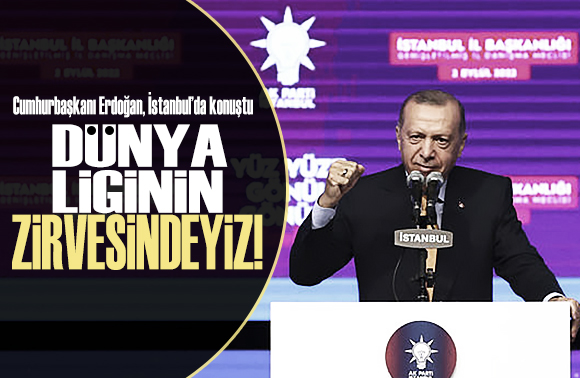 Cumhurbaşkanı ve Ak Parti Lideri Erdoğan, İstanbul da partililere seslendi!