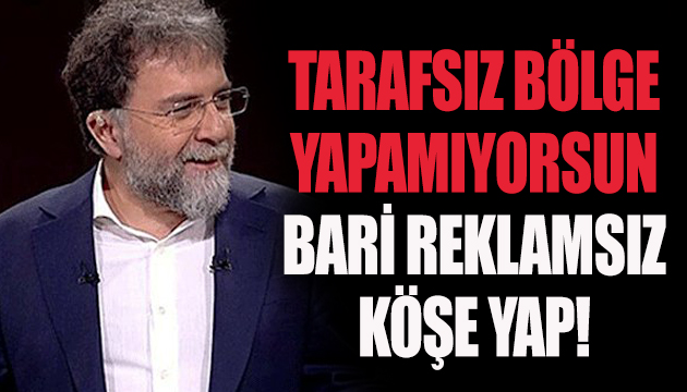 Ahmet Hakan yine köşesinden reklam yaptı!