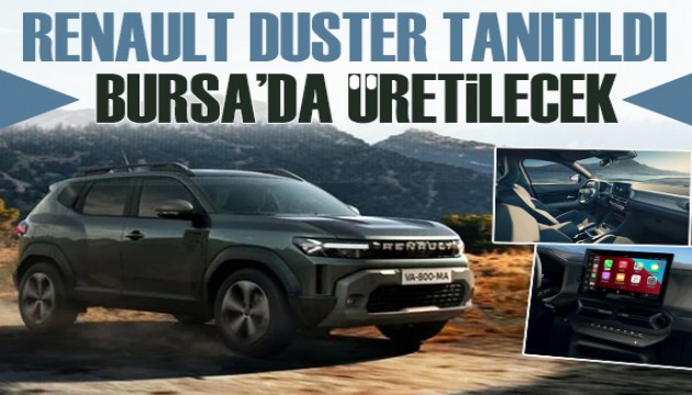 Yeni Renault Duster dünyada ilk kez Türkiye'de tanıtıldı