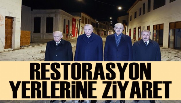 Cumhurba�kan� Erdo�an'dan Hatay'da restorasyonu yap�lan eserleri ziyaret